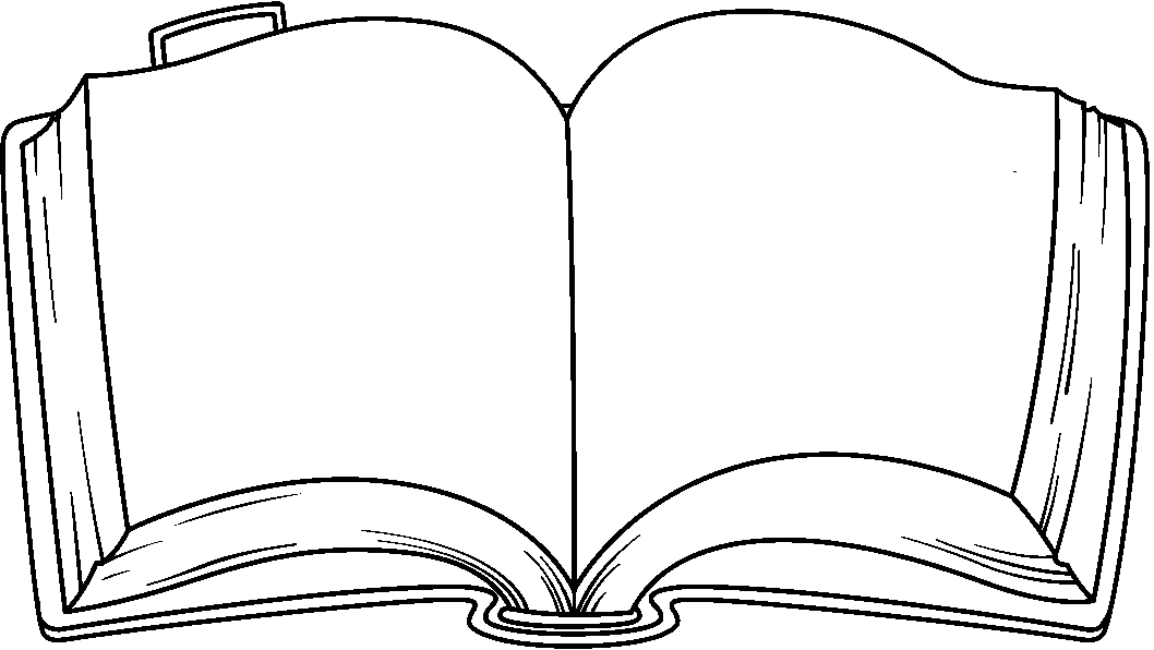 Open Book Cover Clip Art - Gallery