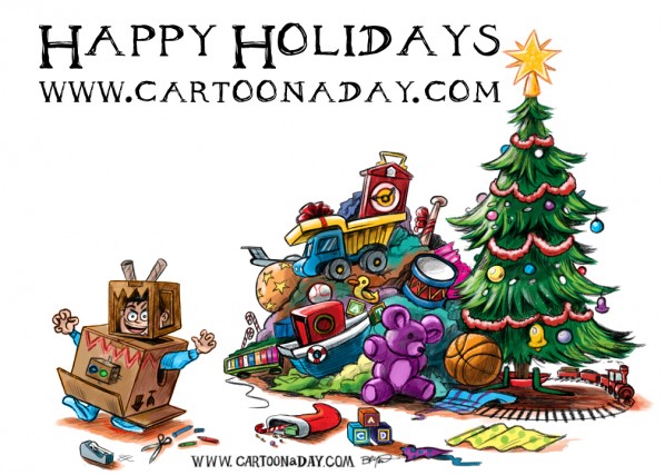 Christmas Day Toys and Kids Cartoon ❤ Cartoon