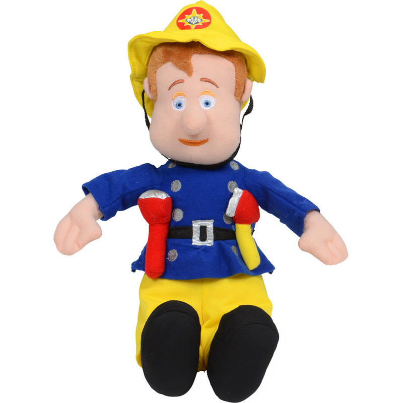 Fireman Sam Fabric Soft Toy 42cm/16.5" Sitting Height 30cm/12 ...