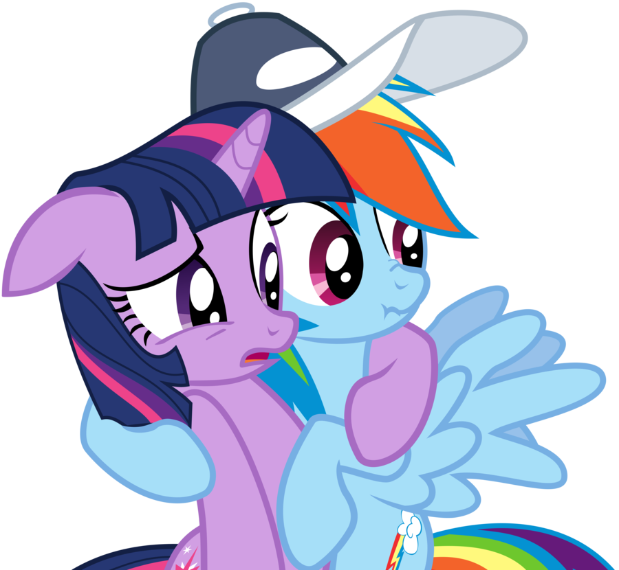 Twilight Dashie awkward hug by uxyd on deviantART