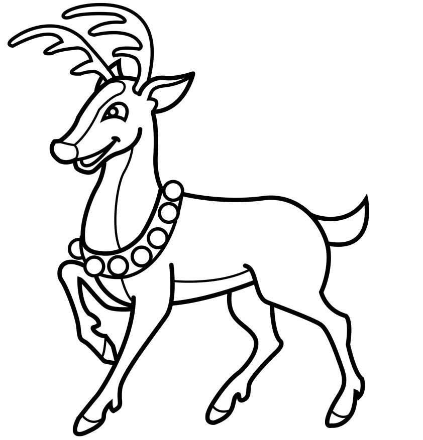 Reindeer Coloring Pages | ColoringMates.