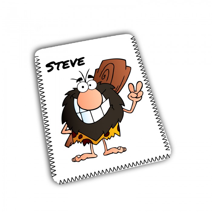 Personalised IPad, Tablet Sleeve Caveman