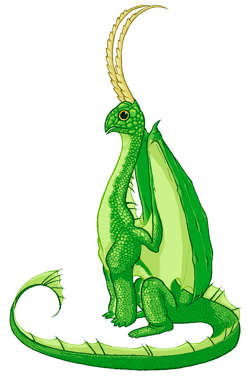 Dungeons and Drawings: DRAGON MONTH: Green Dragon