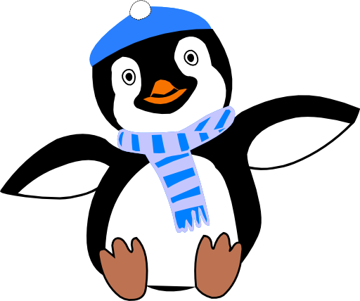 Pinguin Im Winter Clipart Royalty Free Public Domain ... - ClipArt ...