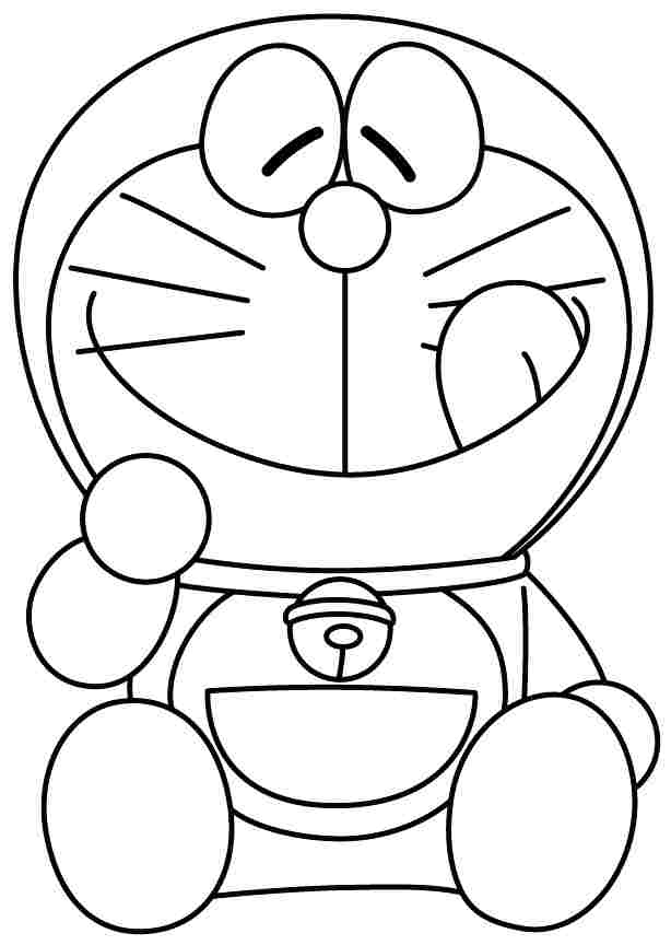 Colouring Sheets Cartoon Doraemon Free Printable For Boys & Girls ...