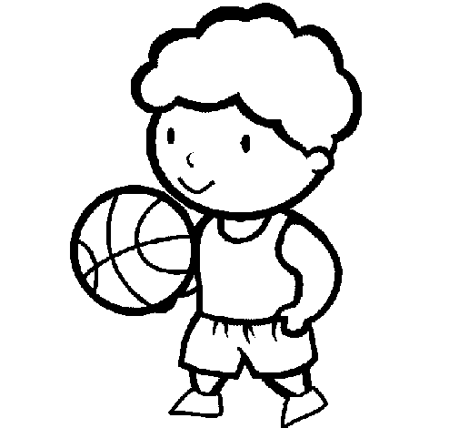 Cartoon Basketball Goal Coloring Pages - Sport Coloring pages of ...