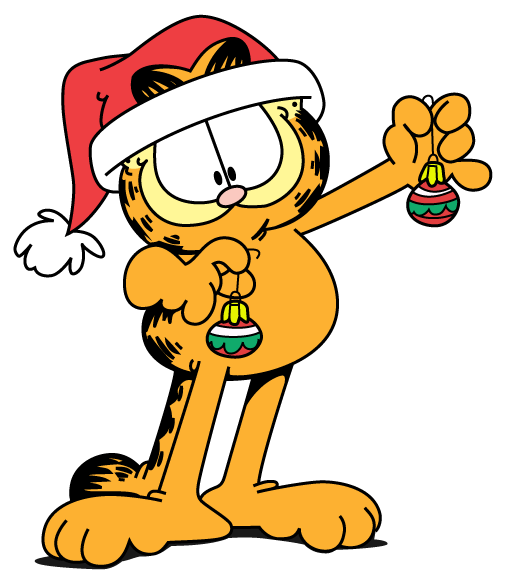 Free Vector Graphic: Christmas Garfield | Tuts King