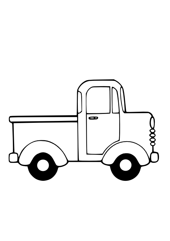 Trucks Coloring Page Free Coloring 99468 Pickup Truck Coloring ...