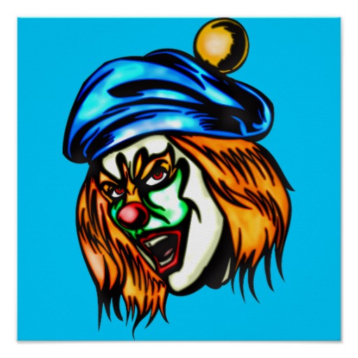 Evil Clowns Posters, Evil Clowns Prints, Art Prints, Poster Designs