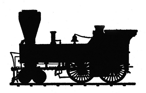 Pix For > Steam Train Silhouette
