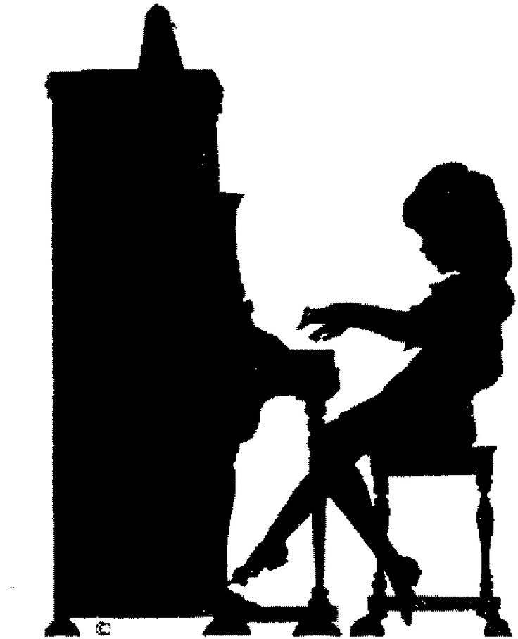 Playing Piano Clipart