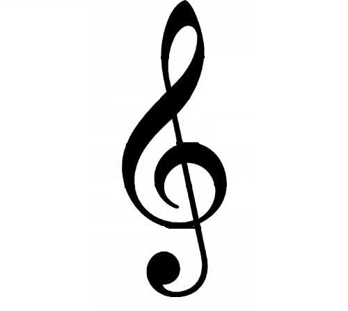 Treble Clef Peace Sign Tattoo - ClipArt Best