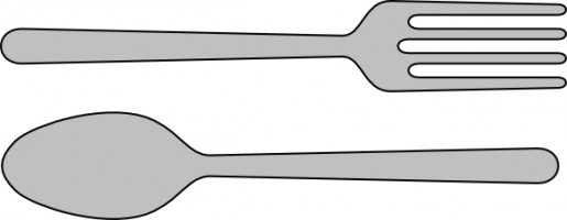 Fork And Spoon clip art Free vector in Open office drawing svg ...