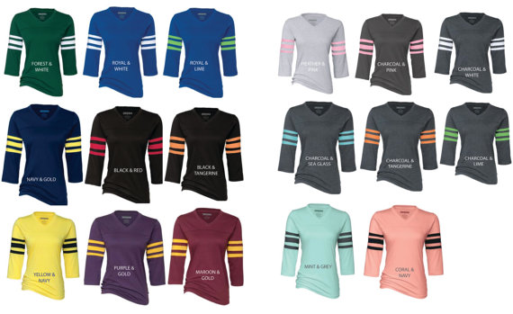 BLANK PLUS Size Ladies Football Jersey in fun by Sparrowandink