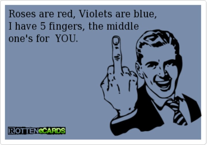 Rotten e cards, middle finger | Humor/comedy | Pinterest