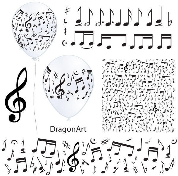 Music Notes Vector | 123Freevectors