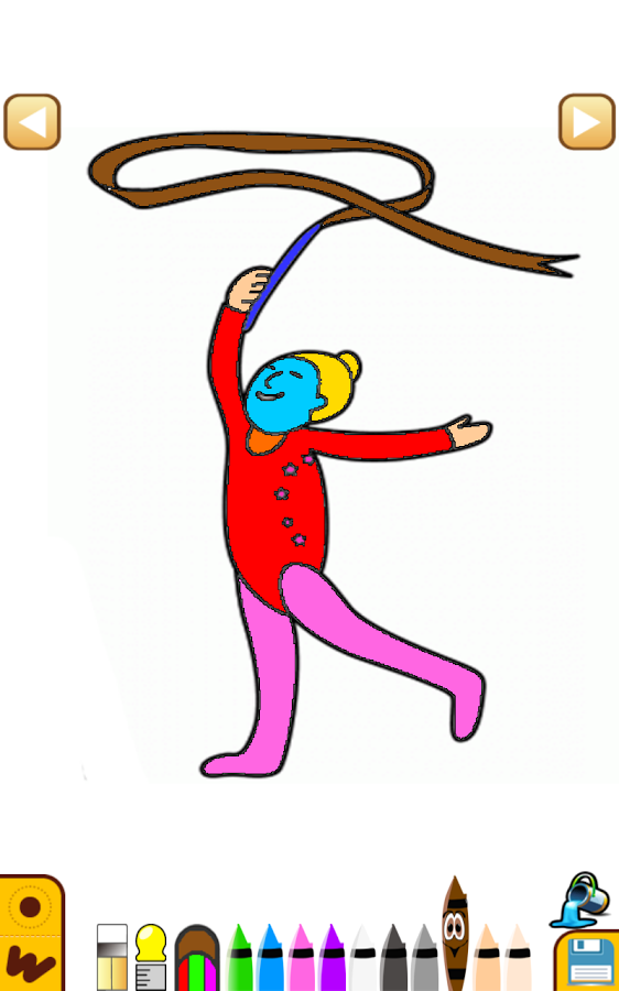 Gymnast & Exercise Coloring - Android Apps on Google Play