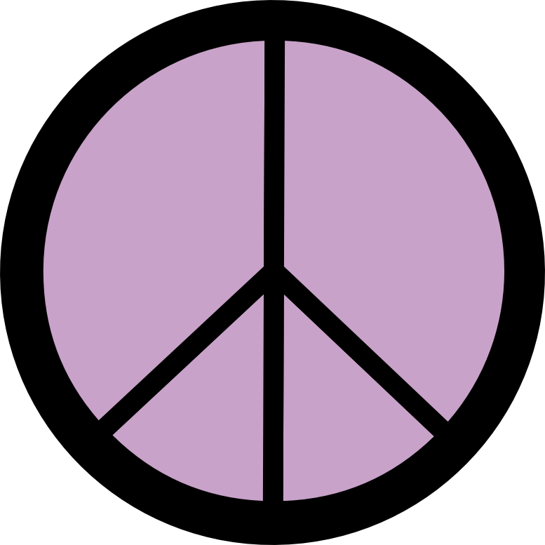 Lilac Peace Symbol 12 dweeb peacesymbol.org Peace Symbol Peace ...