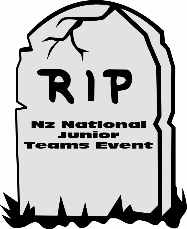 The Tigers Eye: Rest In Peace NZ National Junior Teams Events.