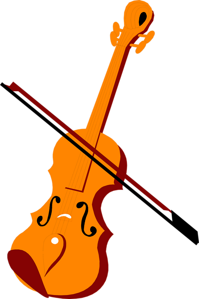 Pix For > Clipart Violin And Bow