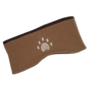 Amazon.com: BEAR HANDS CAMEL & BROWN REVERSIBLE PAW PRINT HEADBAND ...