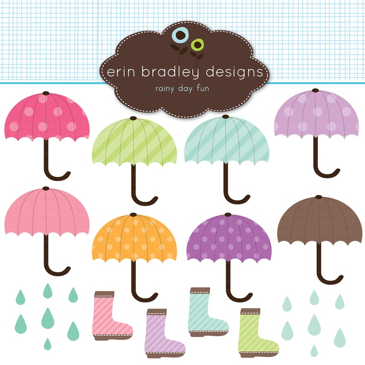 50% OFF SALE Umbrella Clipart Clip Art for Personal & Commercial Use …