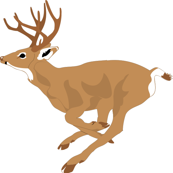 Deer 4 small clipart 300pixel size, free design - ClipartsFree