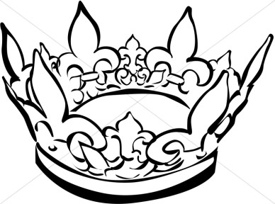 Black and White Crown Clipart | Crown Clipart