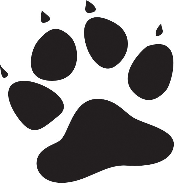 Dog Paw Stencil - ClipArt Best