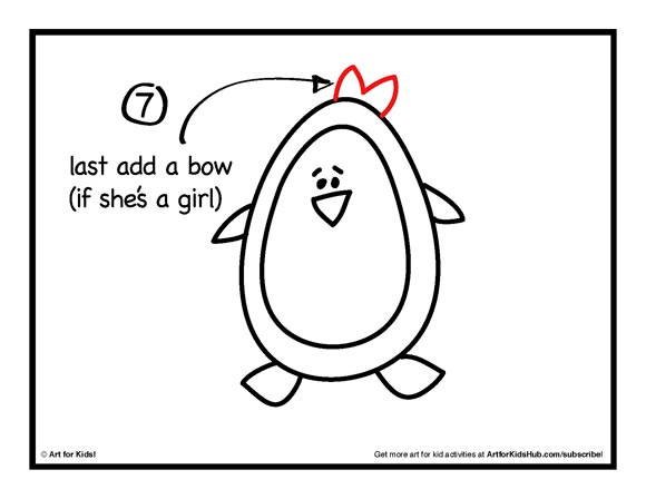 How To Draw A Penguin - Art for Kids Hub