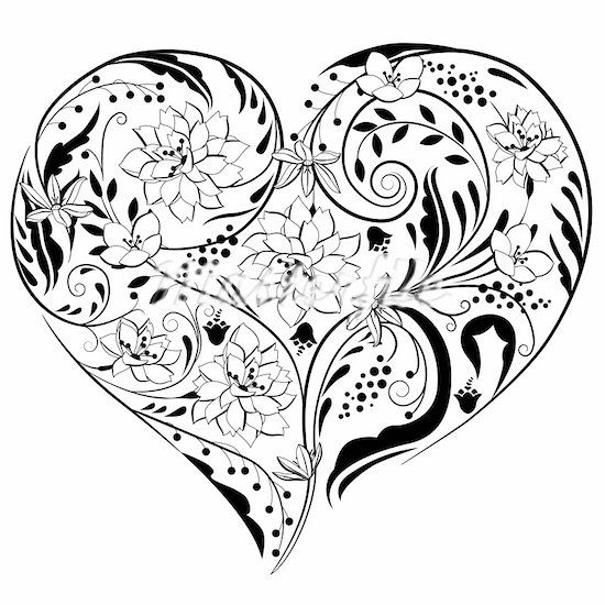 Black And White Pictures Of Flowers To Draw