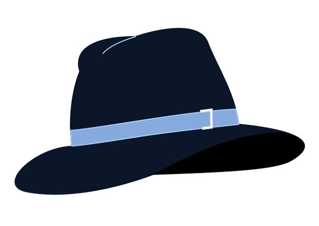 Fedora Hat vector - Free Vector Site | Download Free Vector Art ...