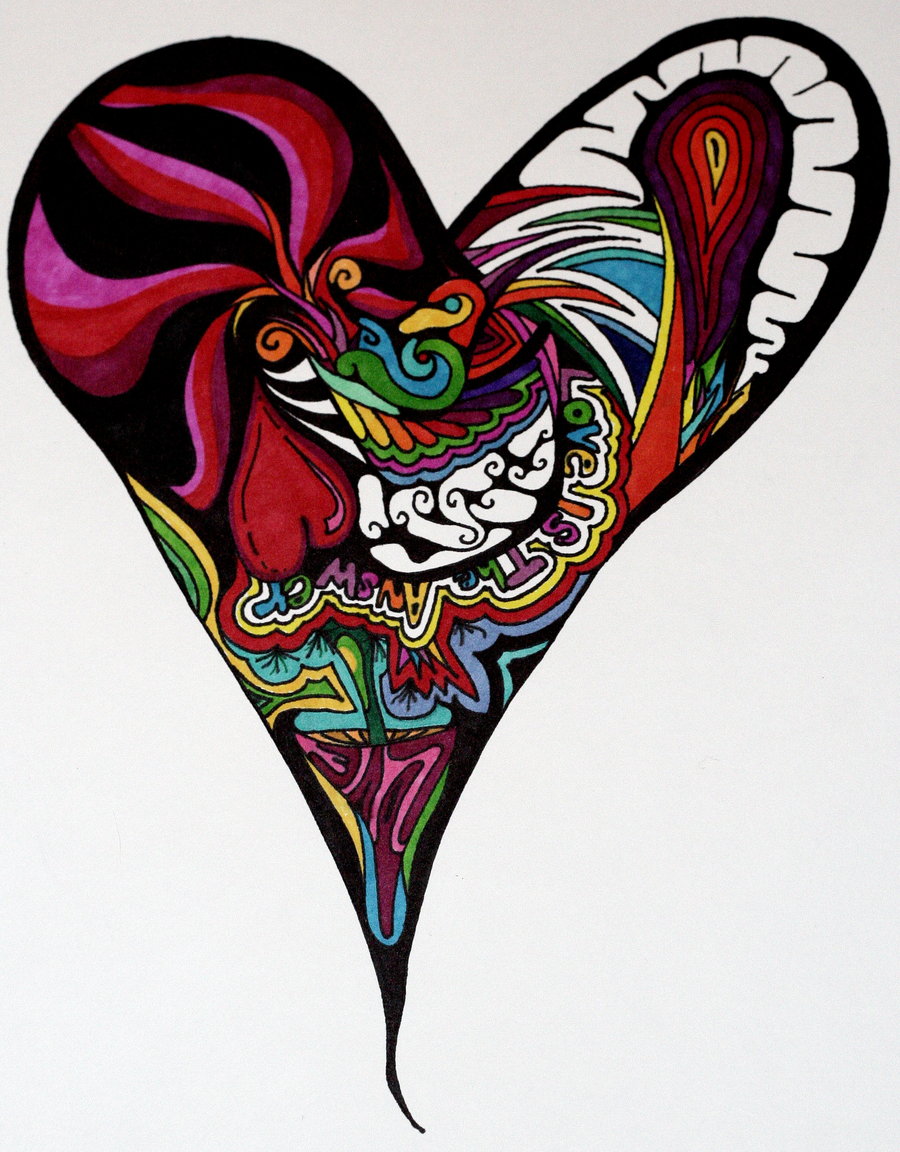 Abstract Heart Drawing | DrawingSomeone.com