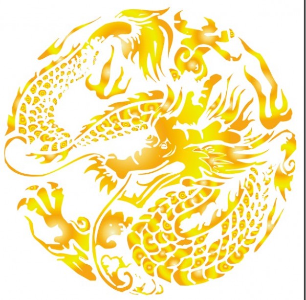 Traditional chinese dragons vector - Illustrations | Pixempire