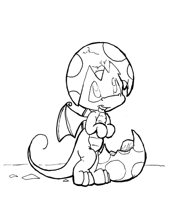 How to Draw Cute Dragon Drawings, How to Draw a Cute Dragon, Step ...