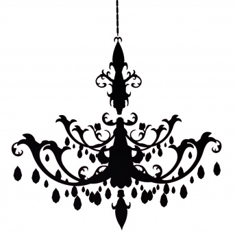 Resize Chandelier Decal image - vector clip art online, royalty ...
