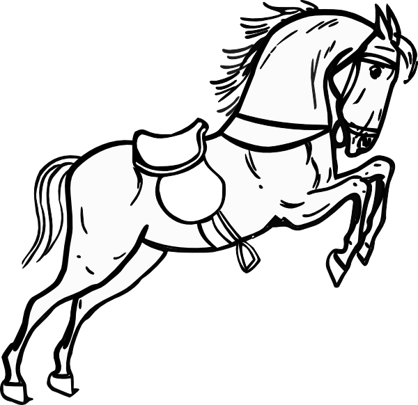 Jumping horse outline 001.svg.hi.png - The Work of God's Children ...