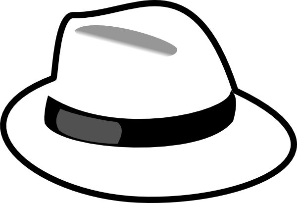 hat clip art black and white | Clipart Panda - Free Clipart Images