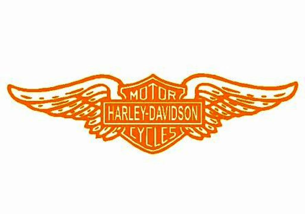 Harley Davidson Logo Stencil