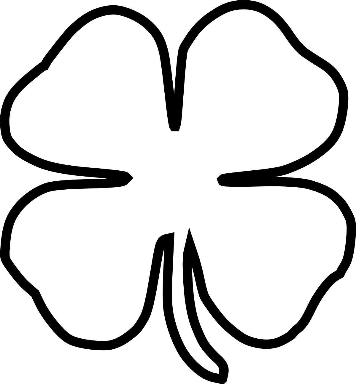 Picture Of A Four Leaf Clover - Cliparts.co