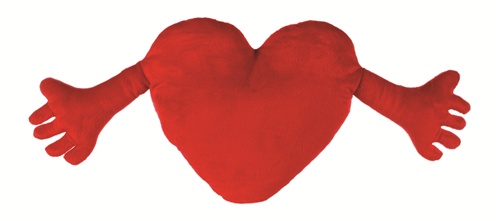 Valentine's Day Gifts for Her Big Hug Heart Cushion – Interflora