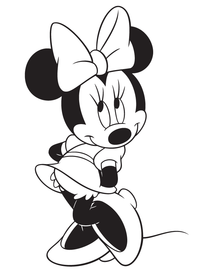 Minnie Mouse Coloring Pages 2014 - Z31 Coloring Page