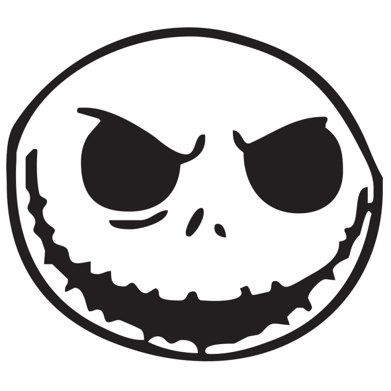 Jack Skellington Die Cut Vinyl Decal PV585