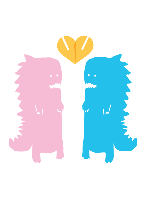 Dinos & Flowers on Behance