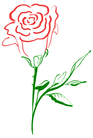 Rose Graphic Art - ClipArt Best