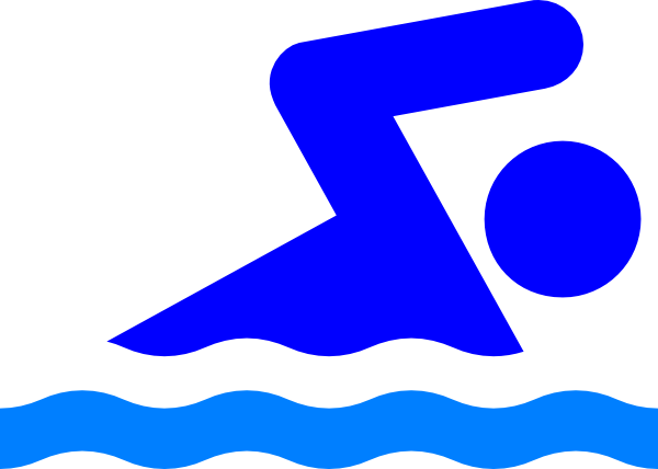 Swimming Person clip art - vector clip art online, royalty free ...