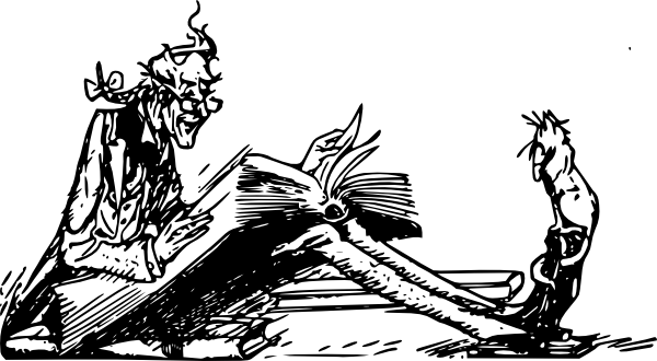 Man Reading To Cat clip art Free Vector / 4Vector