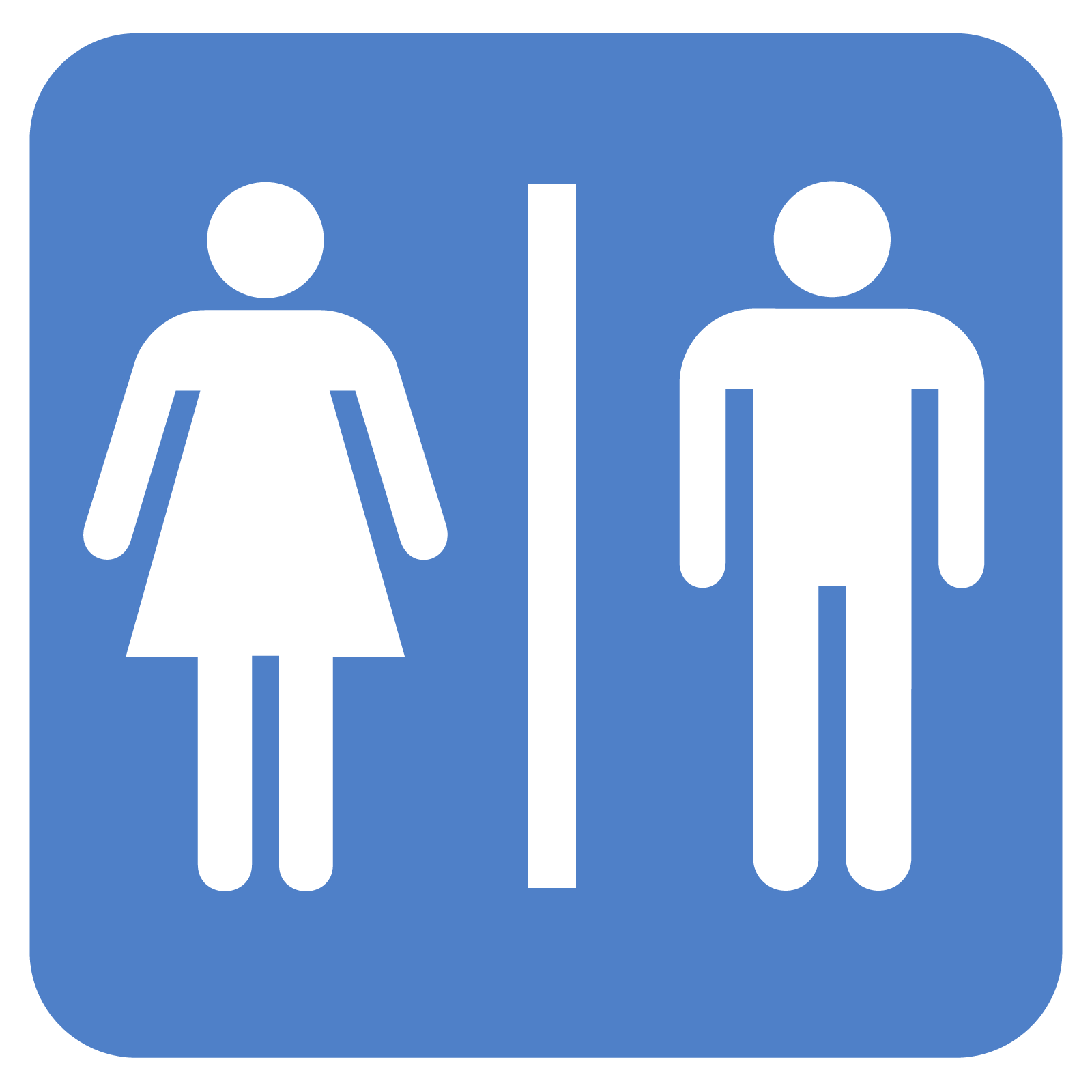 Bathroom Sign Man - ClipArt Best