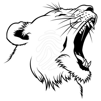 Lioness Clipart Black And White | Clipart Panda - Free Clipart Images