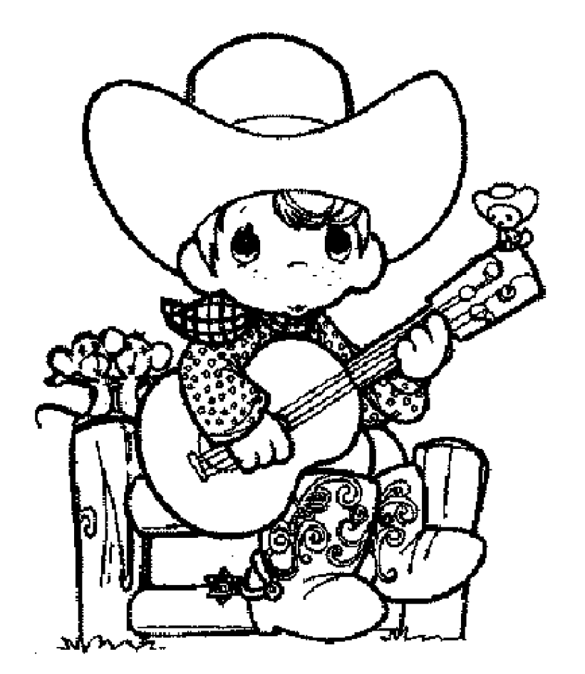 Cowboy Coloring Pages